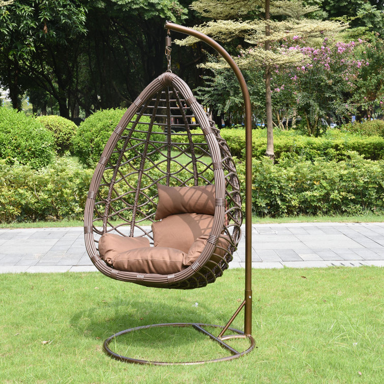 Bloomsbury Market Guillermina Hanging Chair with Stand Wayfair.co.uk